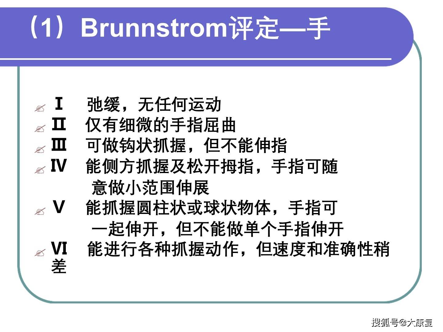 brunnstrom恢复阶段1-2期的康复训练_手机搜狐网