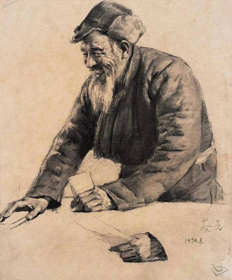 宅美术中国美术学院教授蔡亮50年代的素描素描是诚实的语言