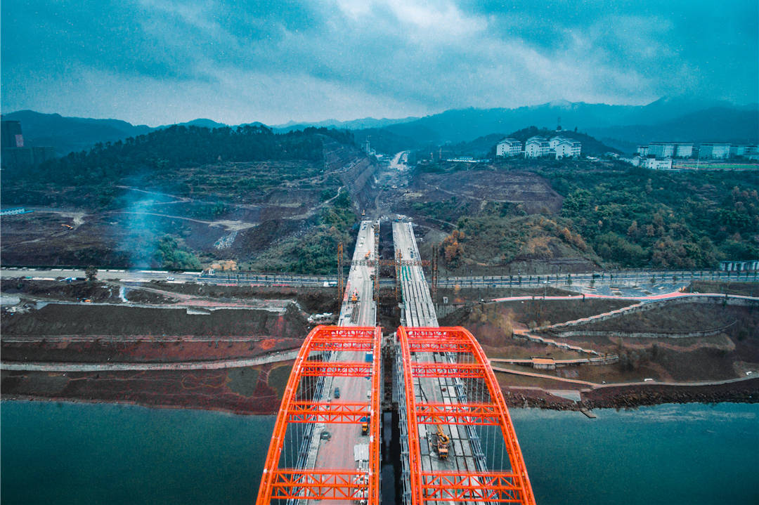 徐家壩州河大橋,是達州市五橋建設重點項目,達宣快速通道控制性工程