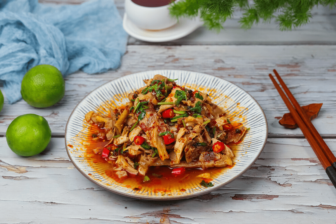 原创冬天不吃凉拌菜都对不起国家的供暖椒麻鸡丝麻辣冷热双体验