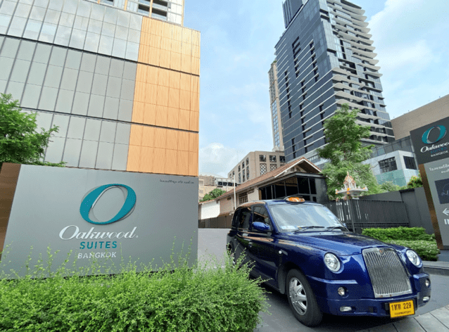 曼谷奥克伍德优阁酒店公寓(oakwood suites bangkok)最近与asia cab