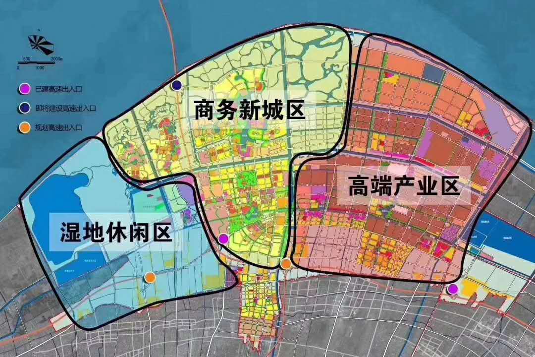 杭州湾新区区域图图片