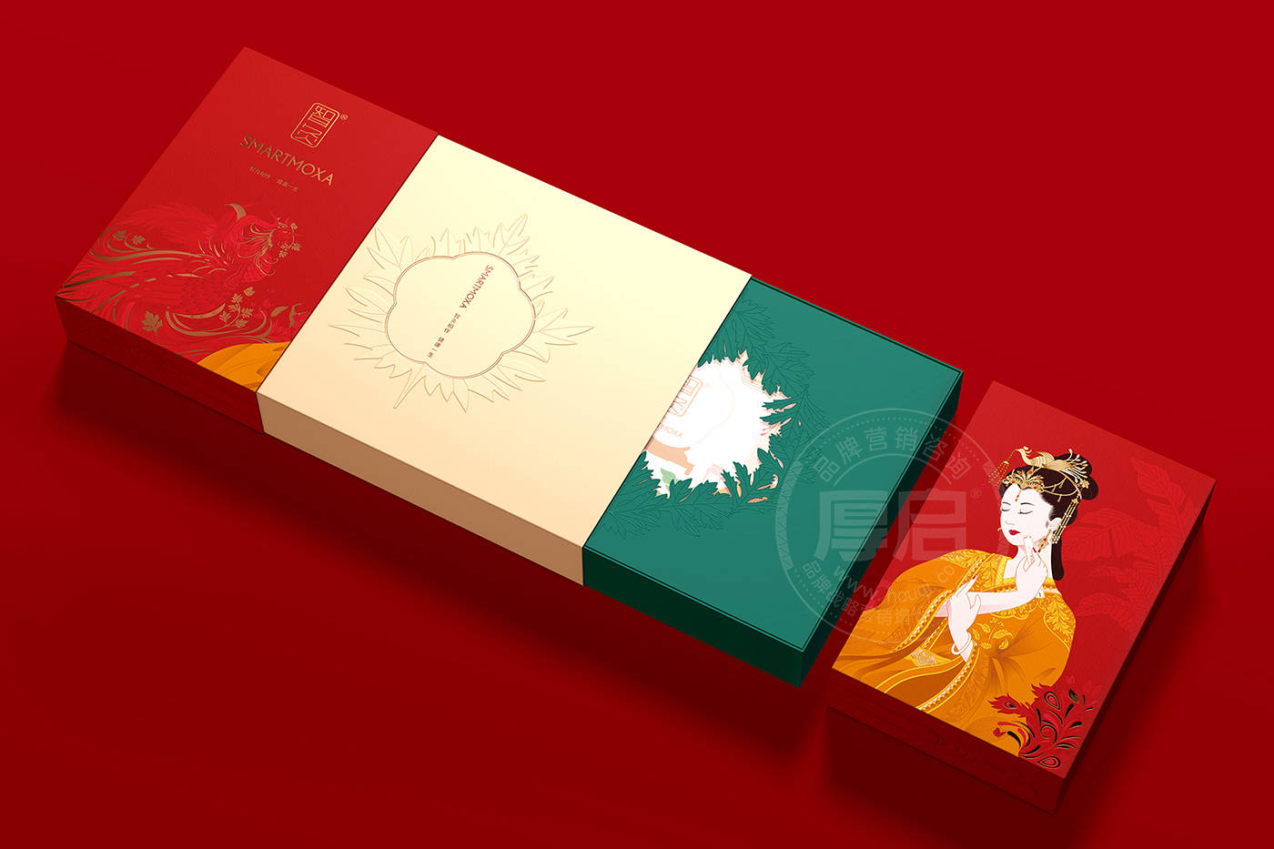 大国崛起|东方之美—国潮礼盒套装包装设计|厚启创作