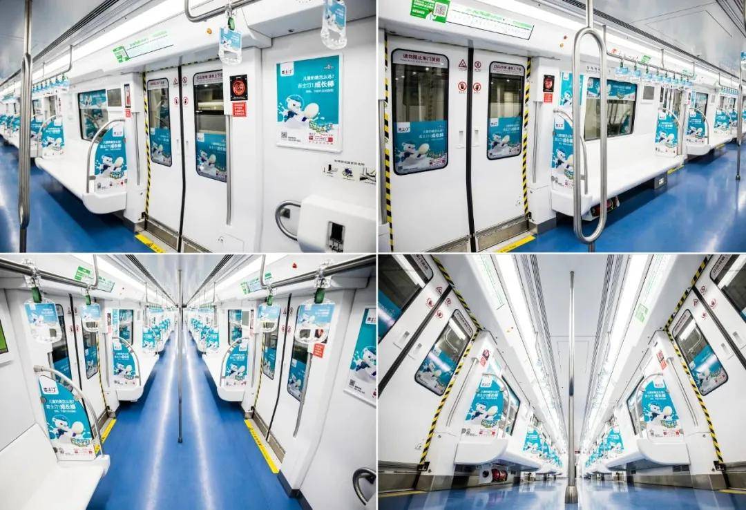 吉士汀地铁广告线上方面,吉士汀在微博,微信,抖音等线上自媒体平台皆