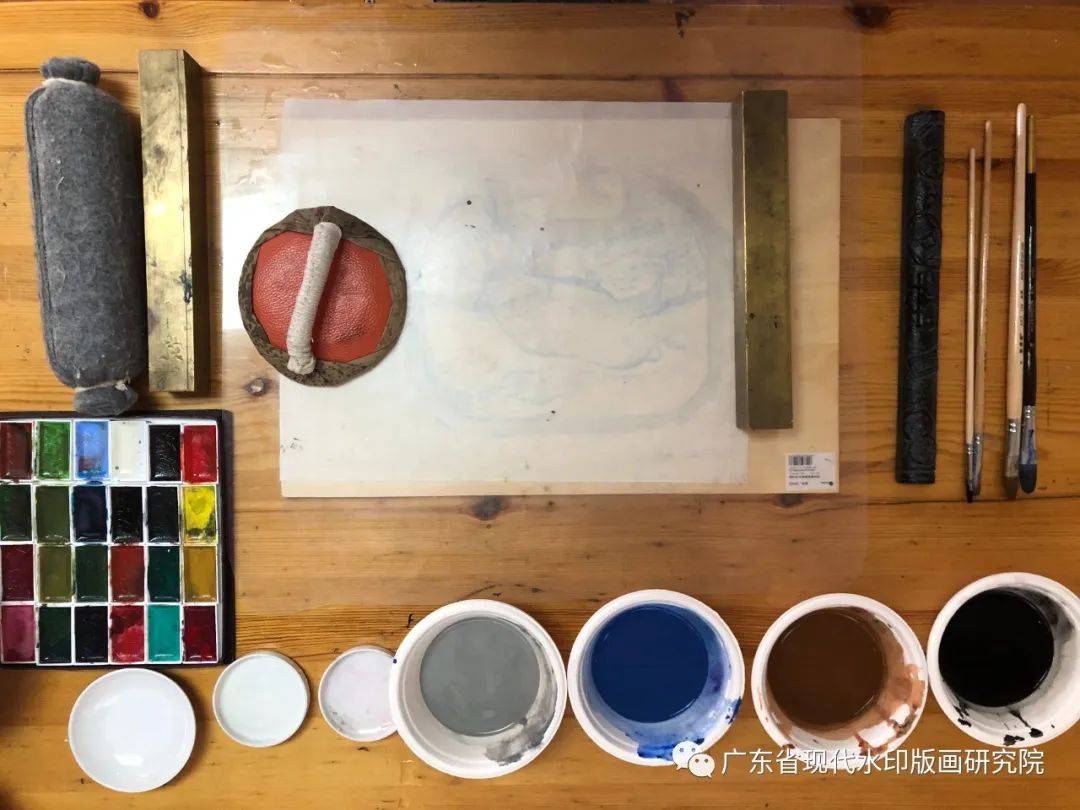 水印版画工具材料