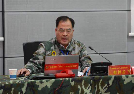 副市长赵权在观摩整个演习活动后,就进一步做好人防军事斗争准备工作