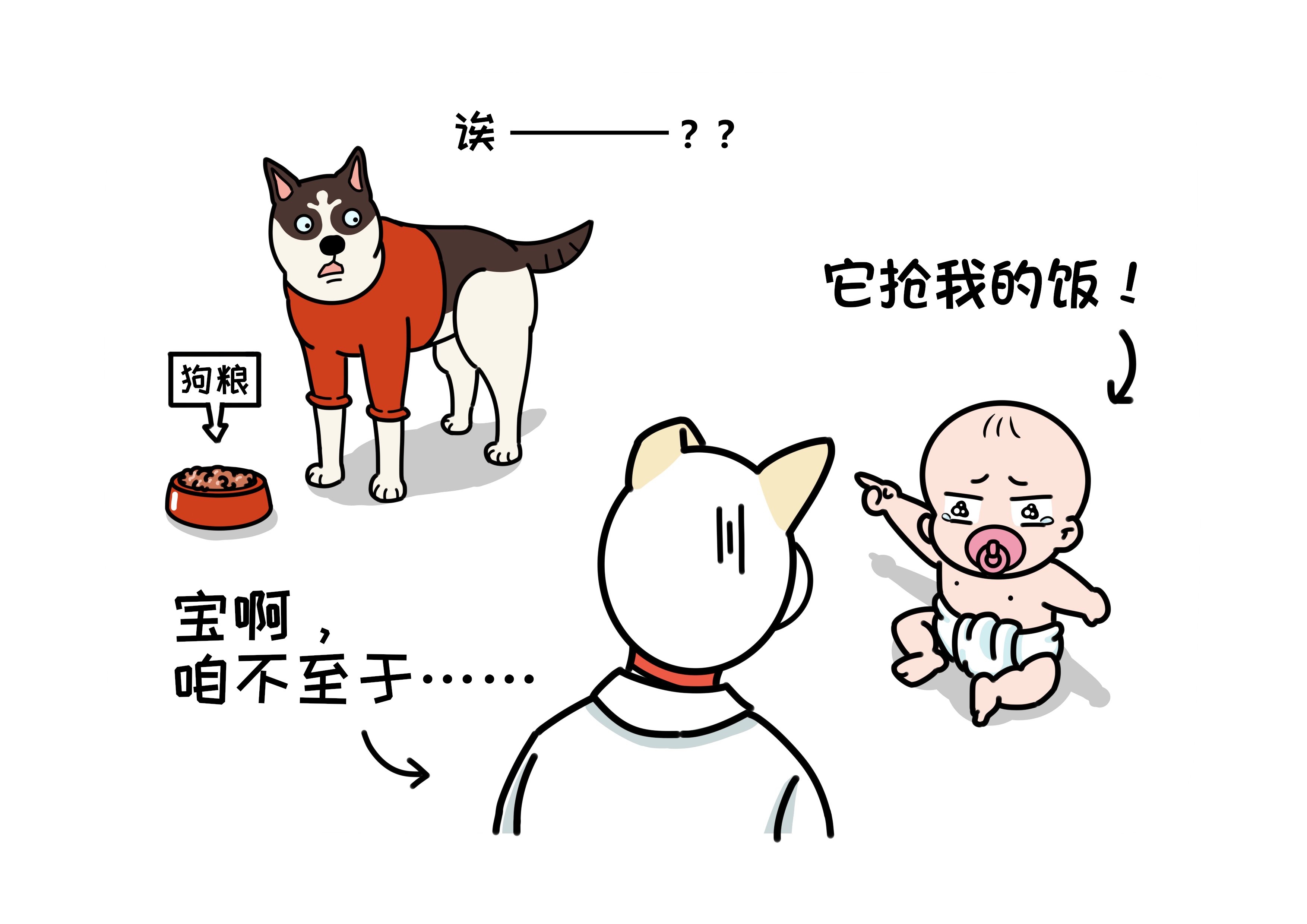 狗咬你并非看不惯你,可能以为你要抢它吃的!正确引导护食很重要-搜狐大视野-搜狐新闻