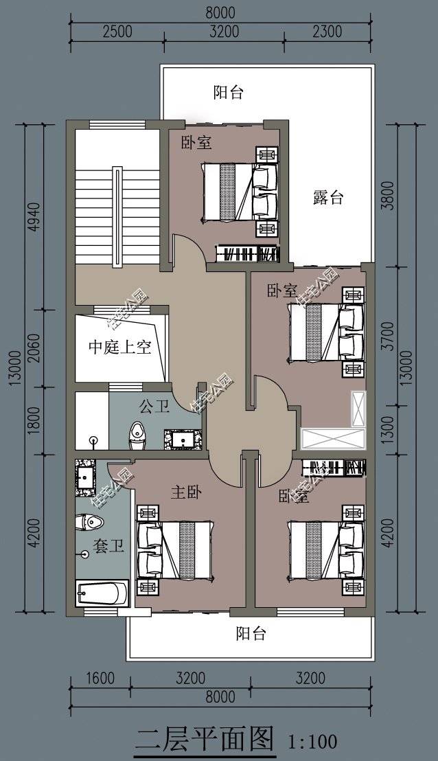 原創臨街面寬102米進深1418米該怎麼設計二層建房