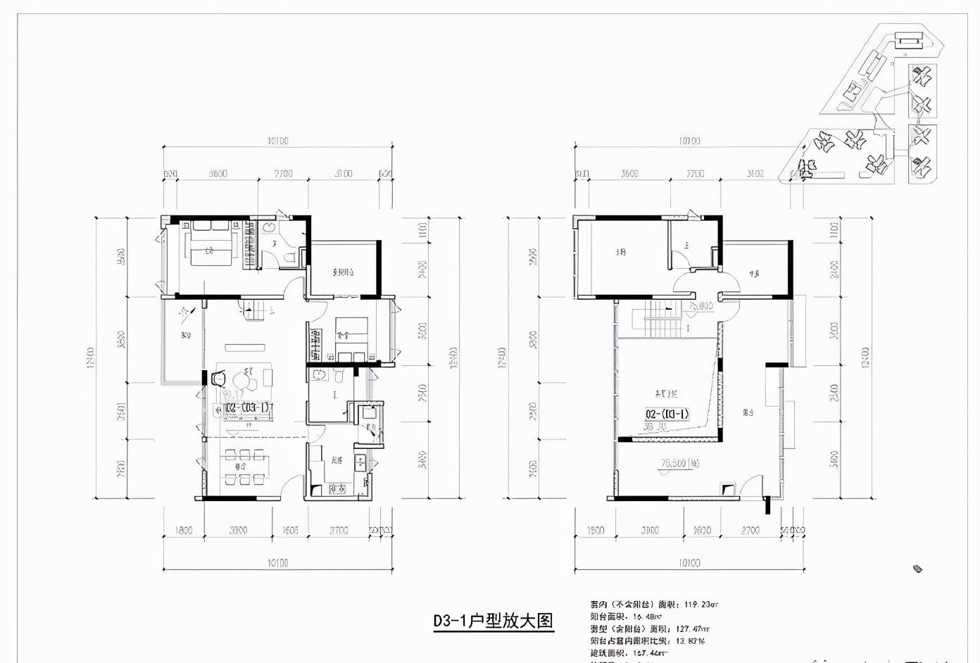 宏发万悦山二期户型图图片