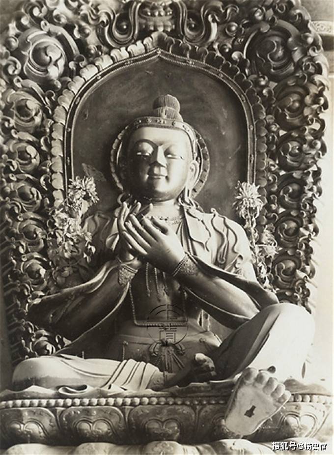 老照片,1934年河北承德外八庙普乐寺