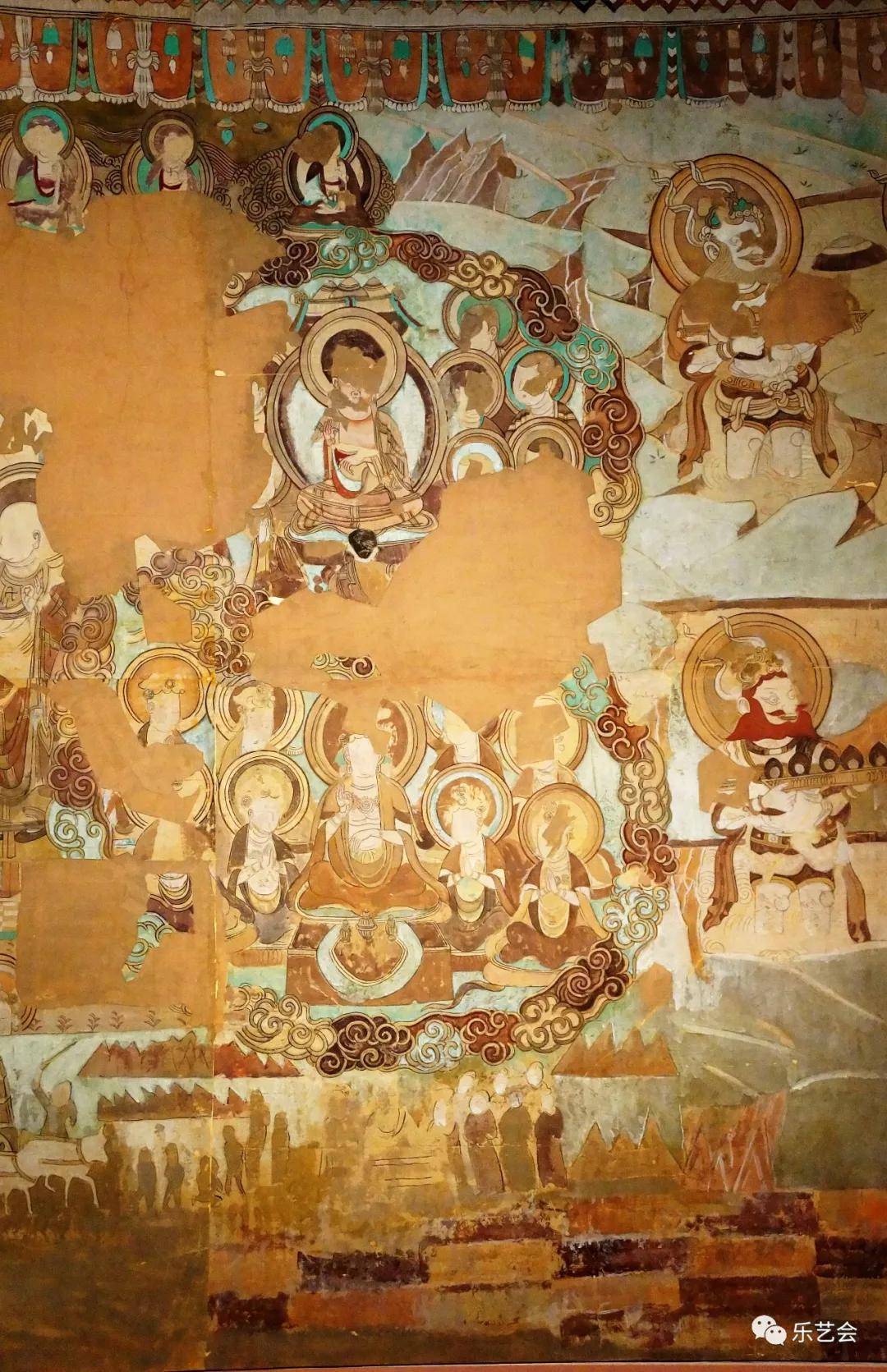 法华经变图 立佛像 西方净土变临摹:施隆多夫分享敦煌丝路展