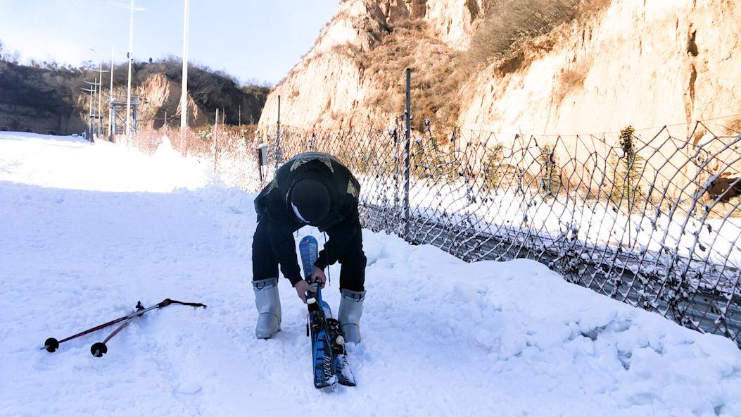 荥阳九龙口滑雪场图片