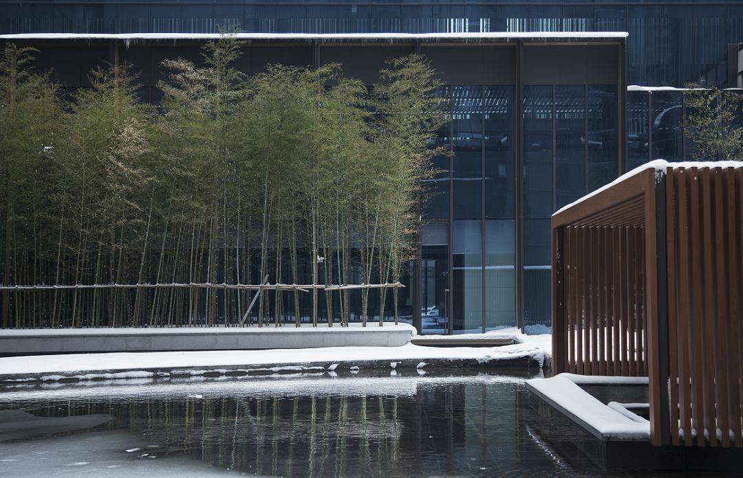 冬雪遇上涵碧楼就是一幅山水画