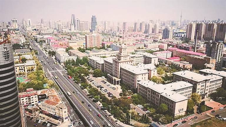 哈尔滨南岗区全景图片