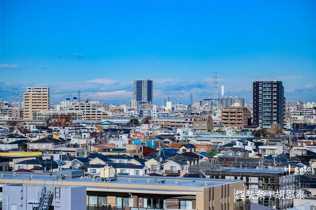 原創實拍日本東京郊區,空氣好能見度高,市民生活像極了北上廣