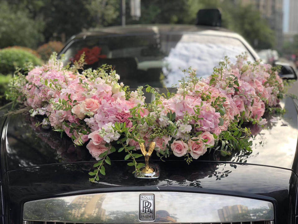 结婚婚车装饰花注意事项