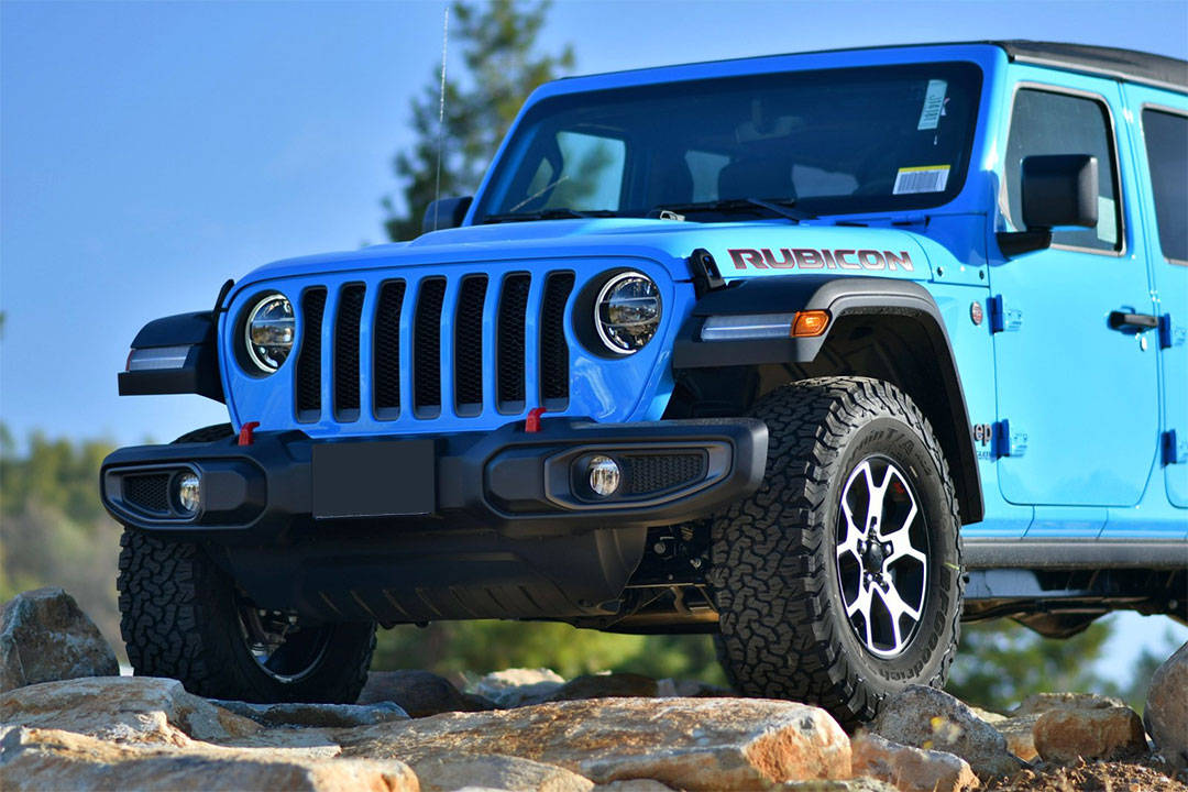 2021款jeep牧马人摩洛哥蓝色实车亮相,原来蓝色可以这么美