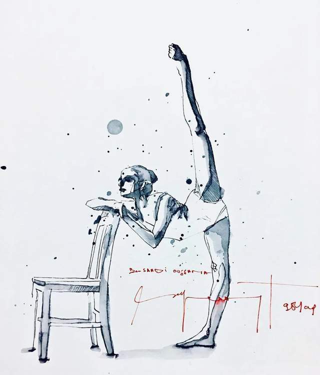 校尉美术带您欣赏充满动感的人体素描_物体