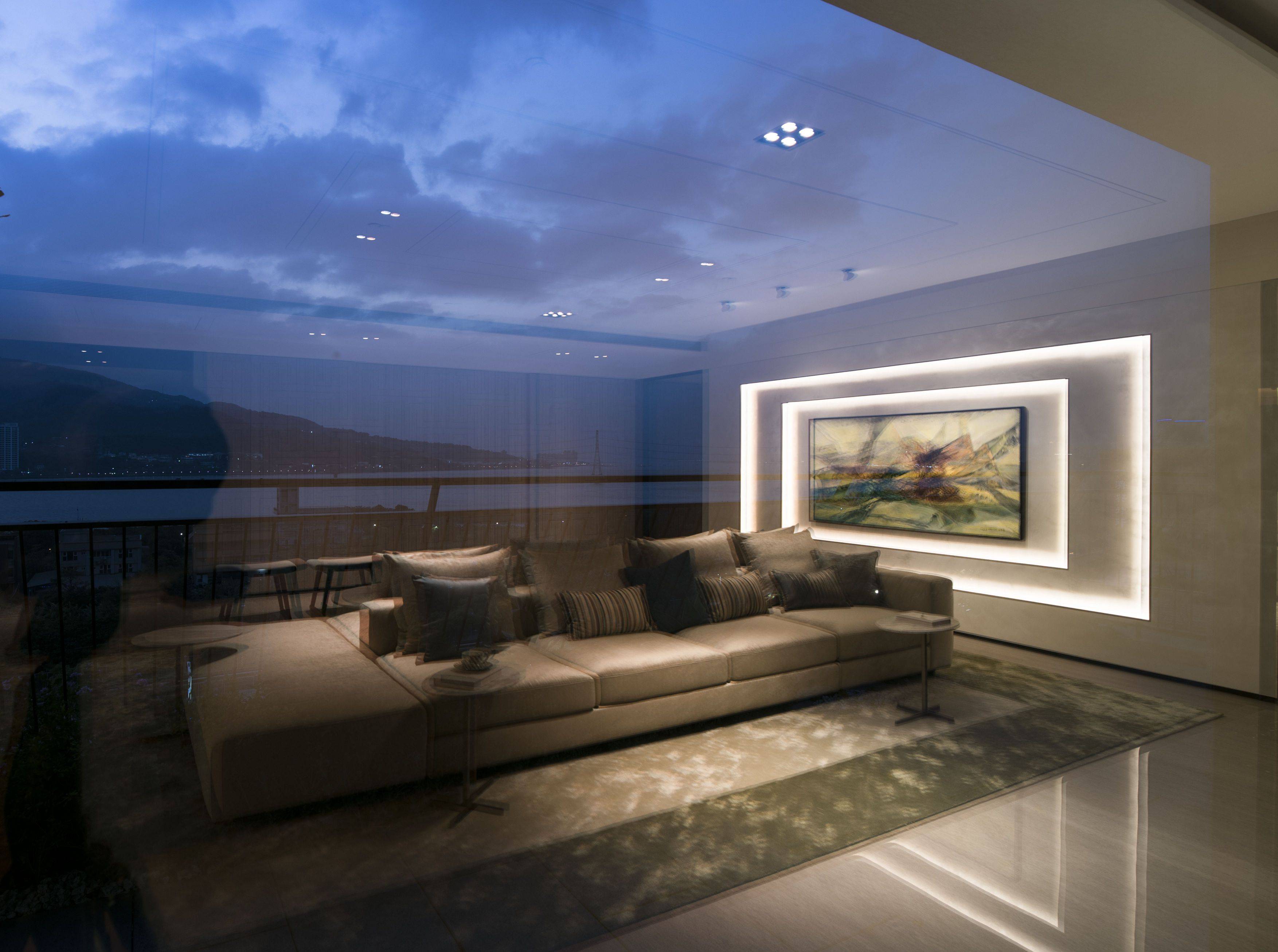 涂料|MM艺术涂料案例丨480㎡简约住宅，回归山水享受纯真自然