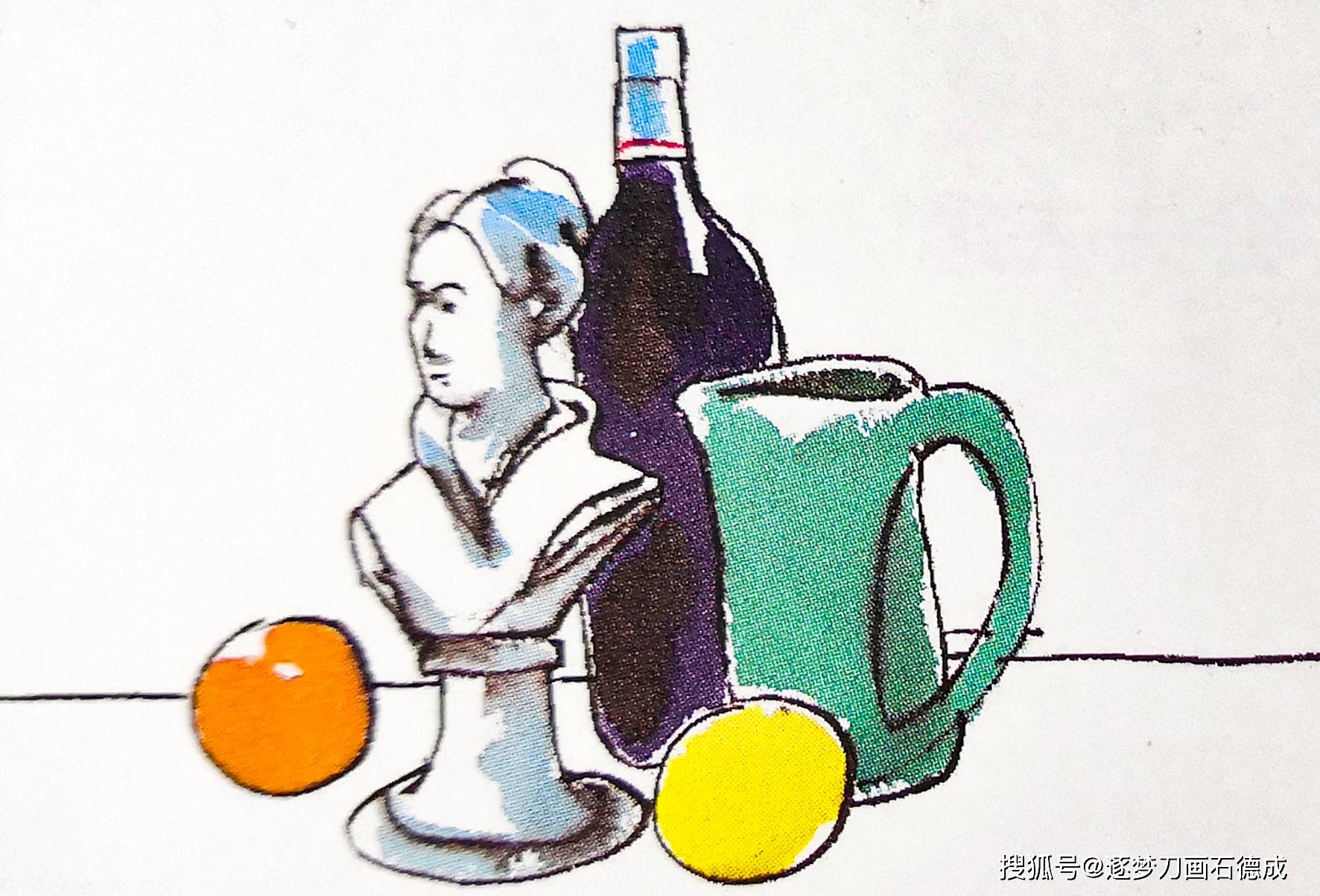 绘画干货怎样使你的画达到动态平衡1