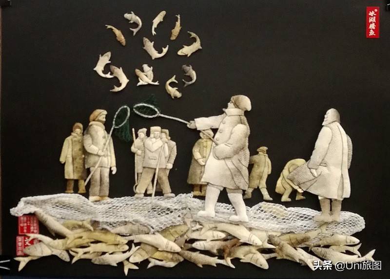 查干湖鱼皮画——指尖上的渔猎文化,令人叹为观止