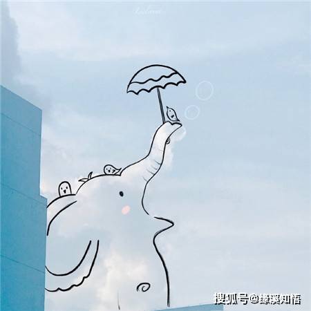 2021超級可愛的雲朵空間早安圖片 超級治癒的空間素材