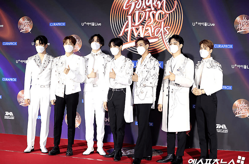 原创got7全员不与jyp续约最后的合体舞台七个人在舞台上嗨了