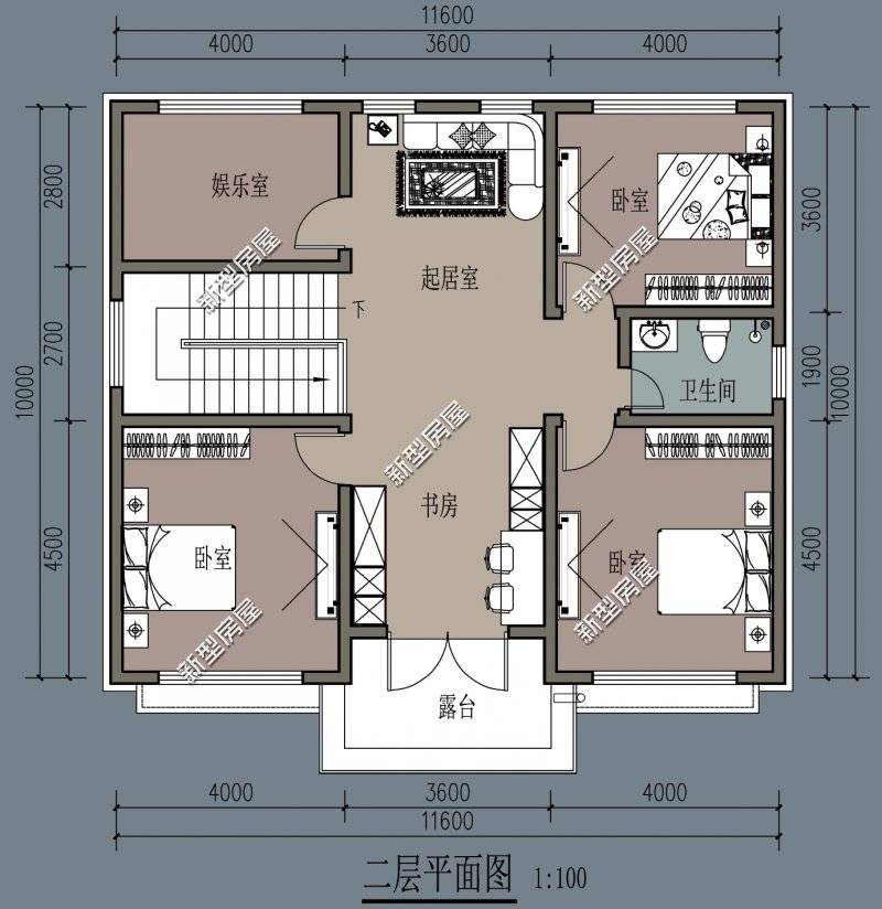 6x10米自建房设计图图片