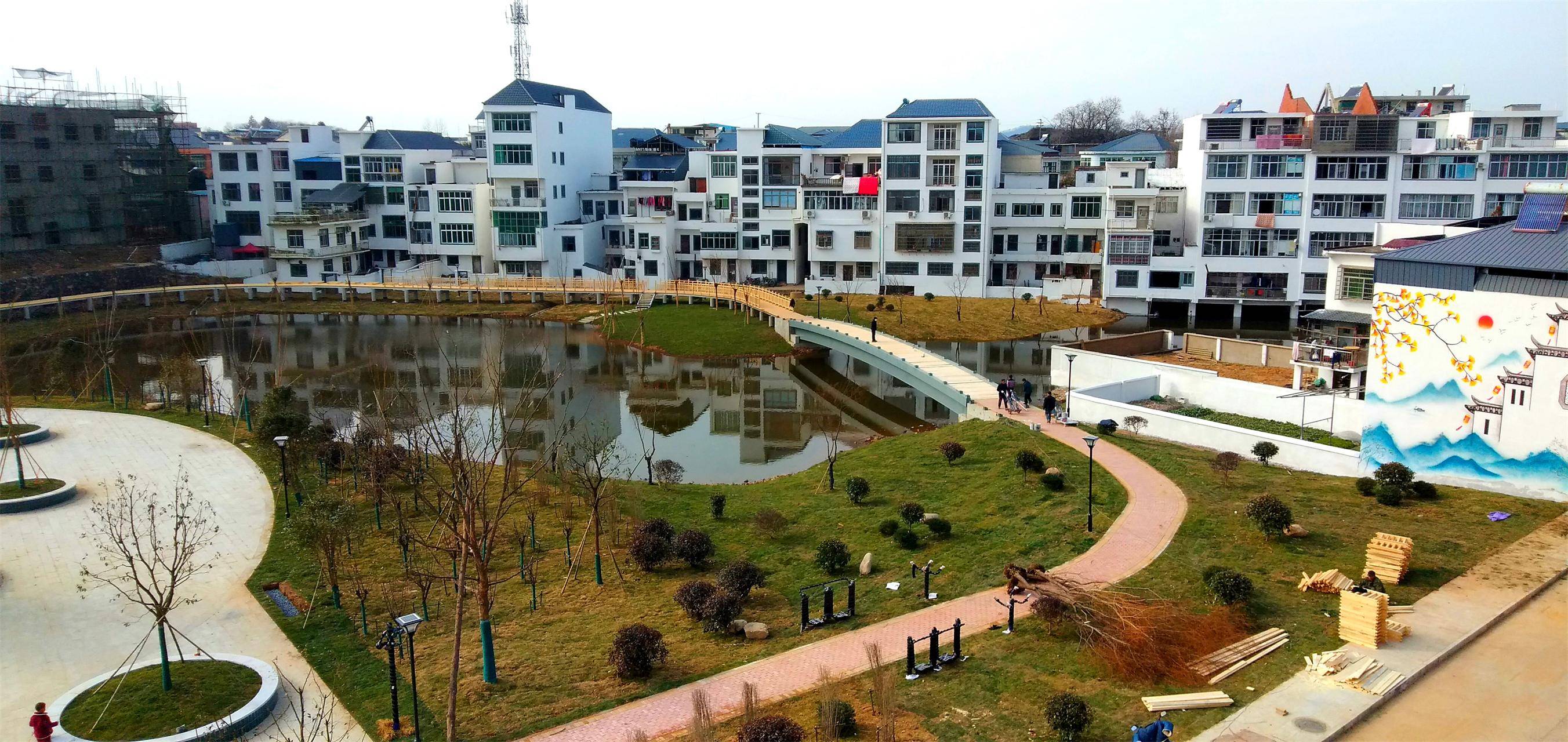 湖口县流泗镇瑞龙湿地公园全景图出炉