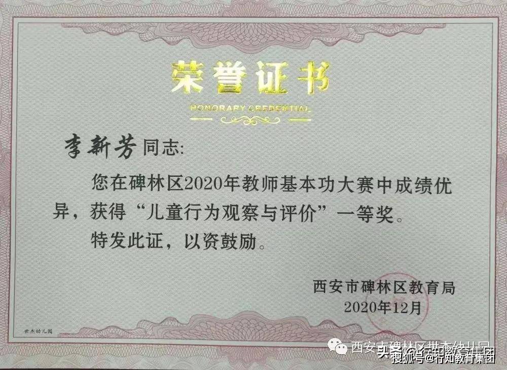 热烈祝贺世杰幼儿园在2020年教师基本功大赛中荣获优秀组织奖