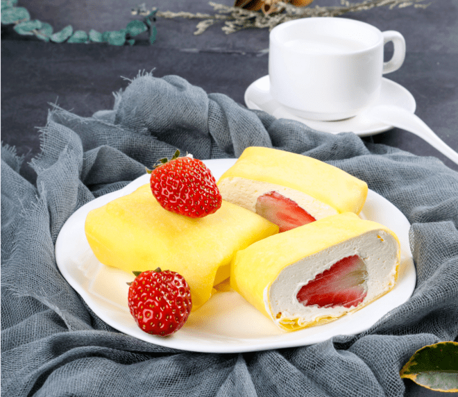 草莓班戟人人都喜爱吃班戟做法超简单连烤箱都不用