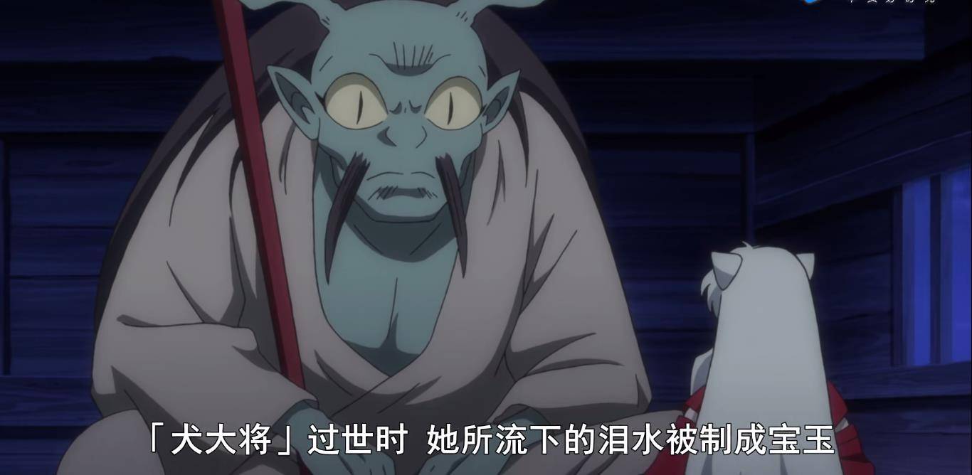 半妖的夜叉姬 犬夜叉和阿离去给犬大将守墓 褚叶是钢牙带大的 戈薇