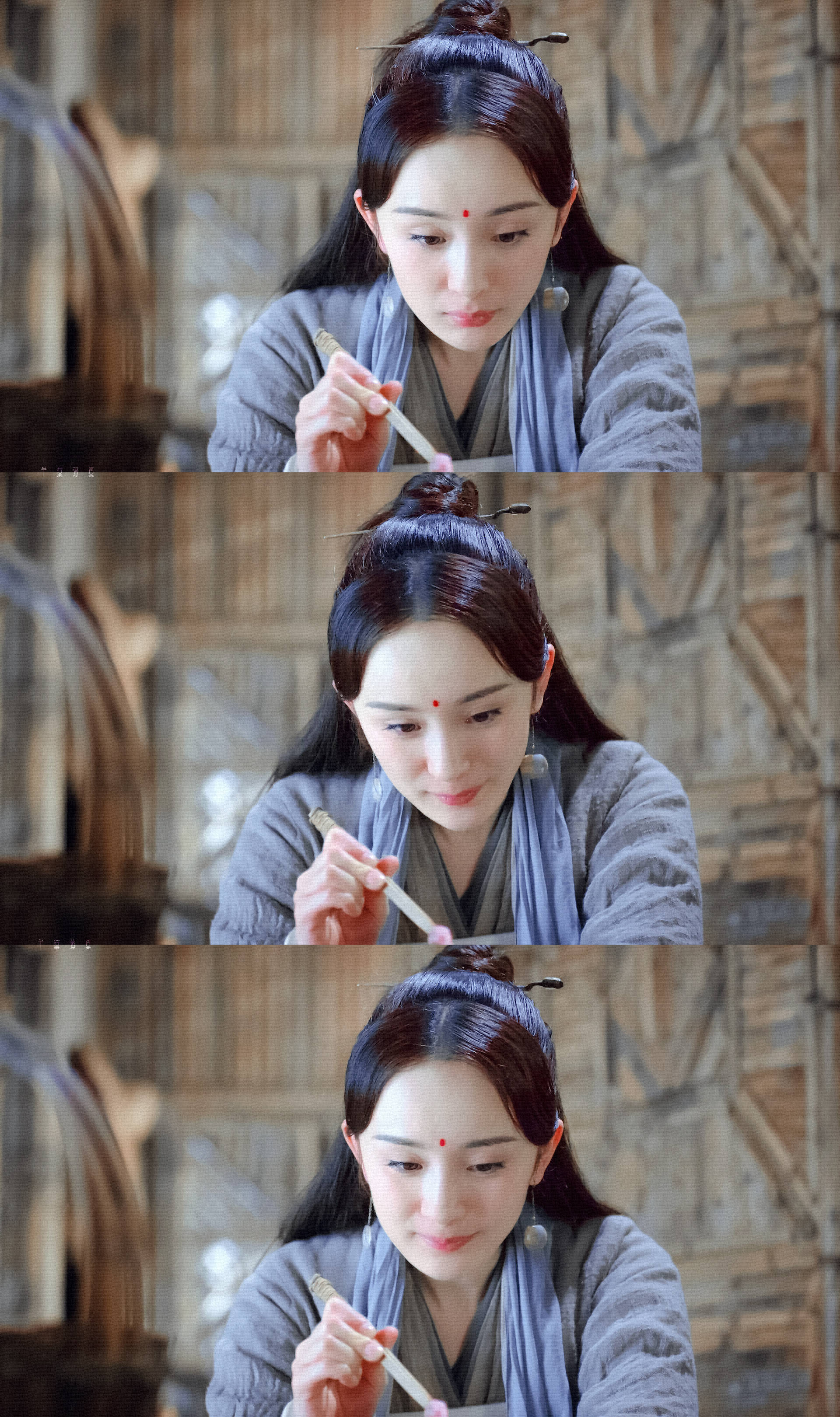 袁冰妍的金翅鸟羽托琉璃心,热巴的凤尾花,谁的花钿妆惊艳到了你