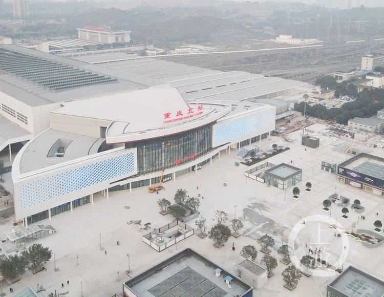 重庆北火车站南北广场连通了1月20日投用