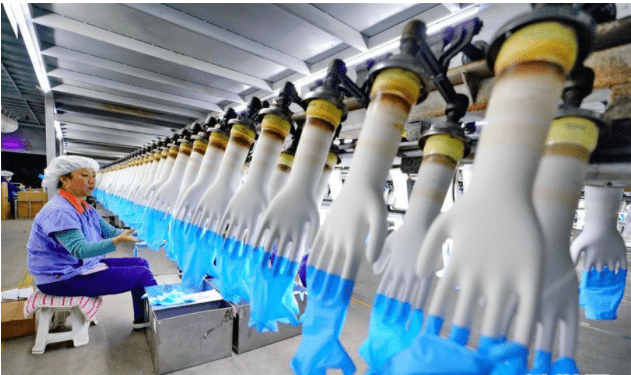 36115防疫物资产业链服务平台唐山鸿瑞手套产业园