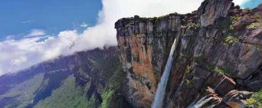 世界上最高的瀑布，凭借979米的高度差，造就瀑布史上的最新纪录