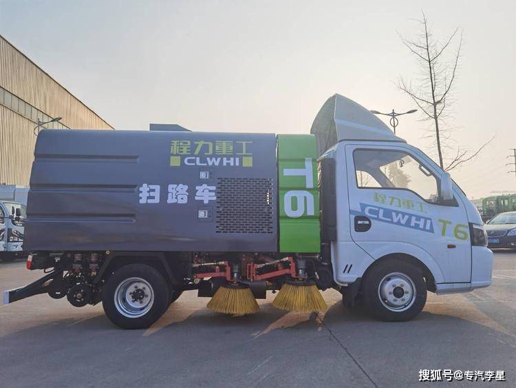 程力扫路车东风小型吸尘扫地车 垃圾