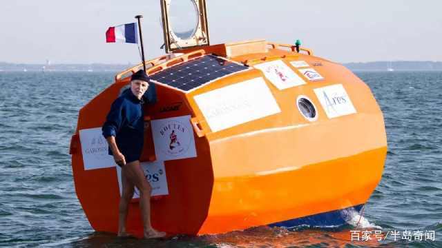 法国72岁老头造木桶小船，独自驾船横穿大西洋，预计三个月上岸！