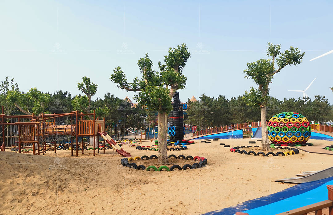 儿童乐园沙地拓展,有不少优点!适合假期去转转