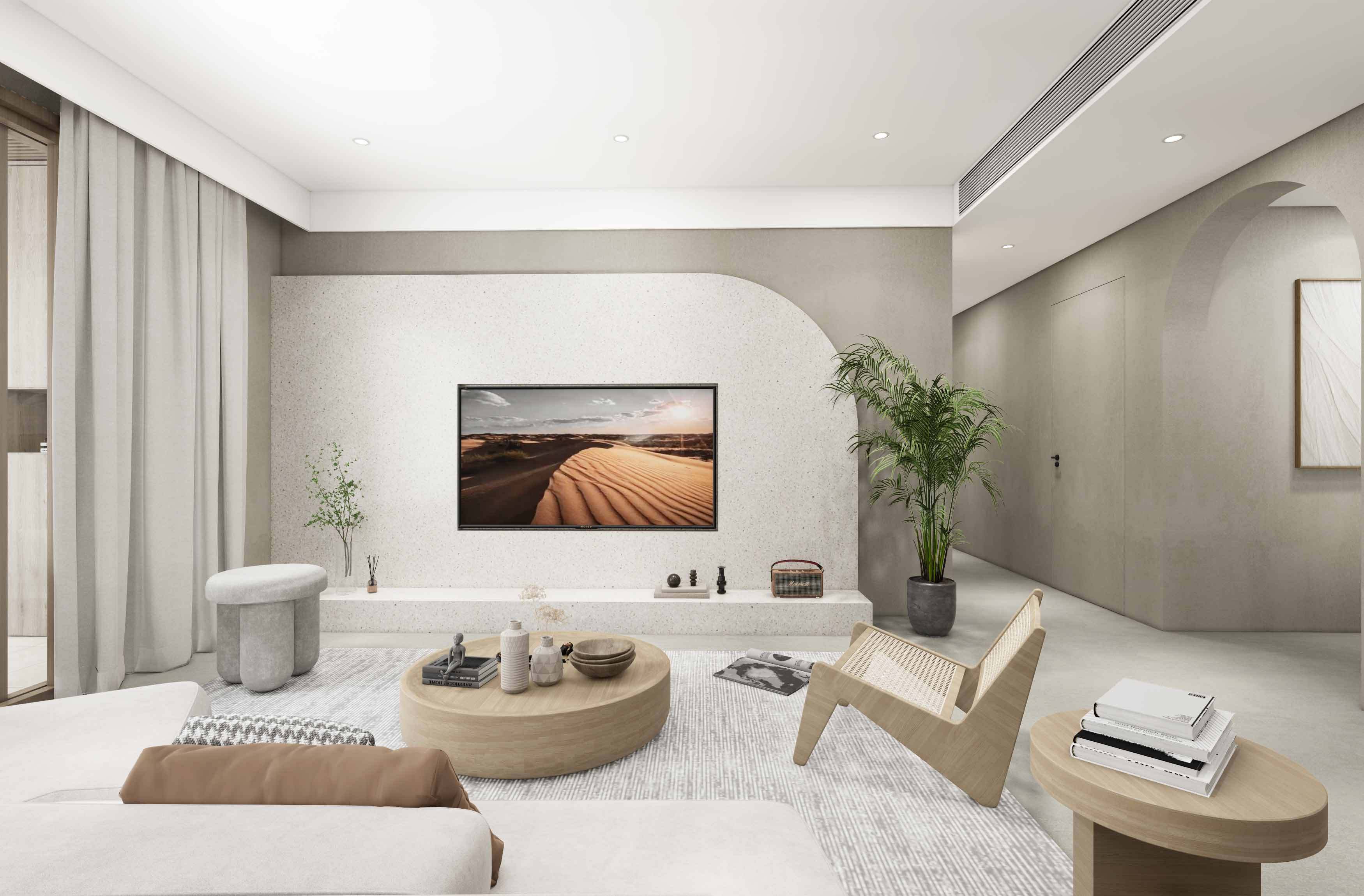 146㎡ 平层侘寂风装修案例