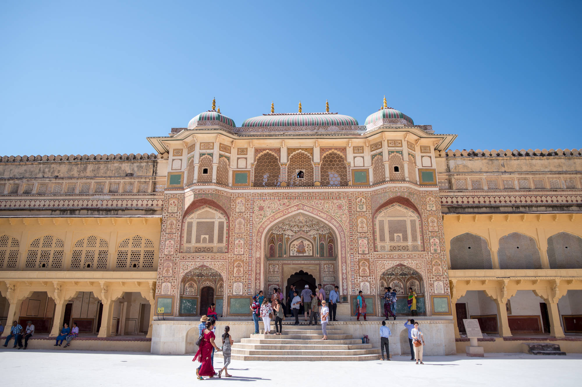 印度琥珀堡有长城保护的古代城堡数百年来从未被攻破