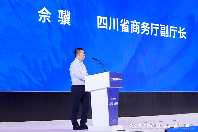 商务部电子商务和信息化司二级巡视员白海龙,四川省商务厅副厅长佘骥