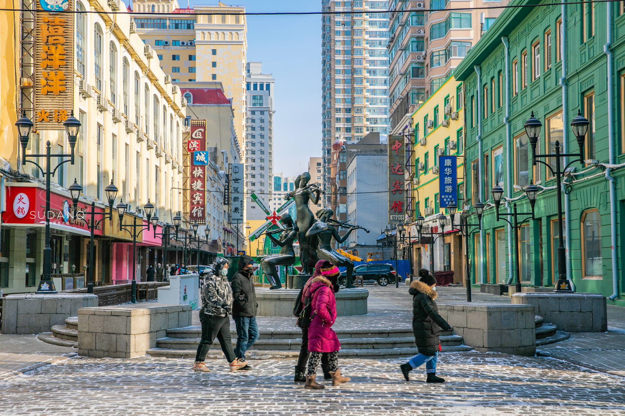 哈尔滨的中央大街：中国第一条步行街，被誉为“亚洲第一街”