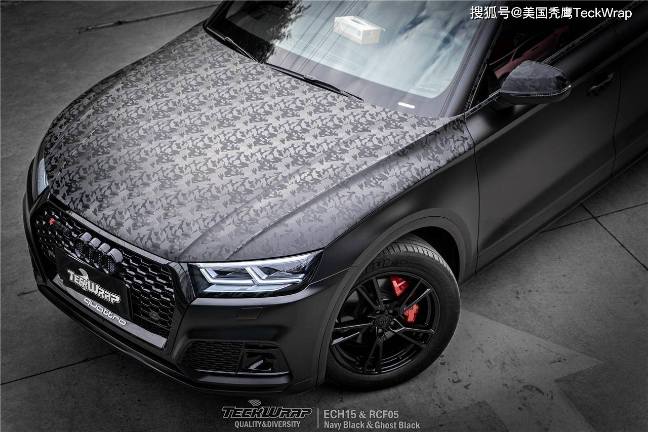 teckwrap秃鹰进口车身改色膜|电光黑&幽灵黑