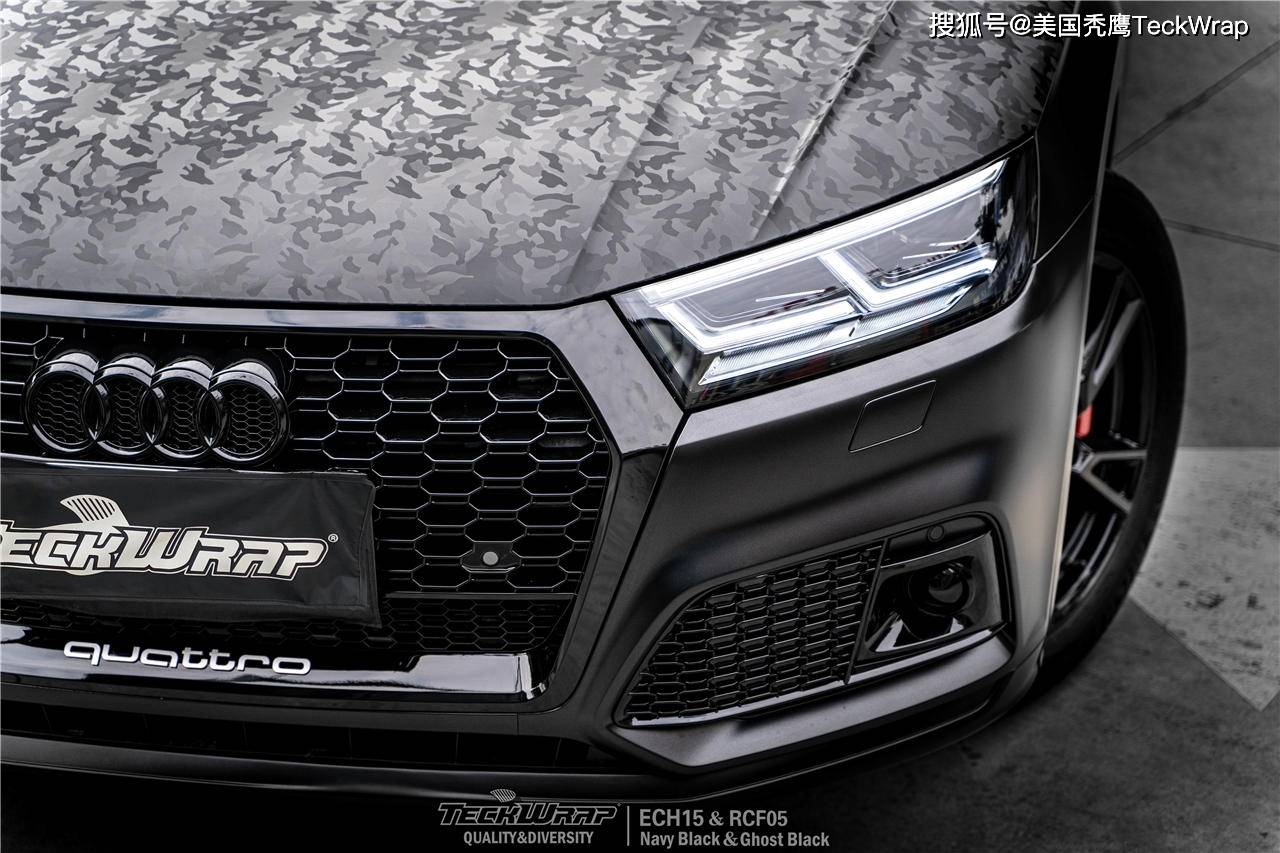 teckwrap秃鹰进口车身改色膜|电光黑&幽灵黑