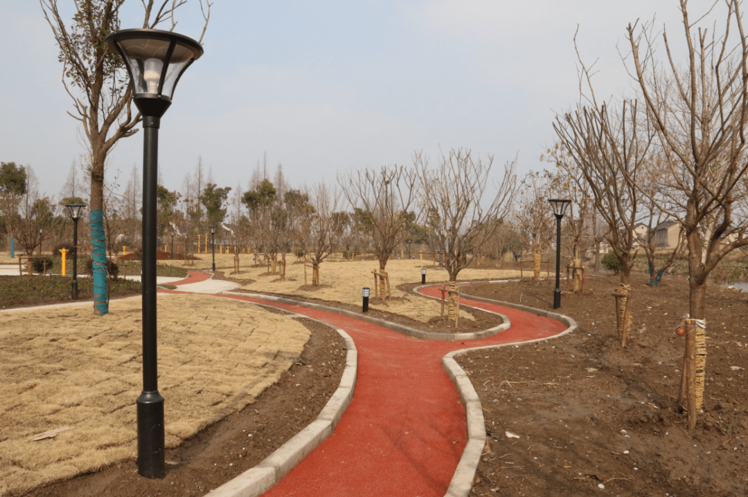 这里新增一处公园绿地，春节后开放