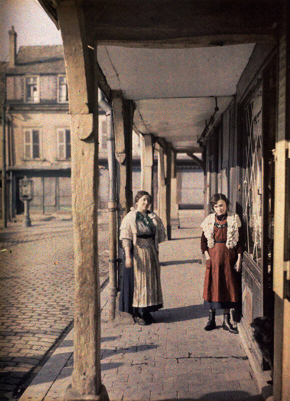 历史老照片:上世纪初的彩色旧照