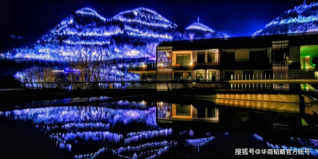 中国最大白酒庄园夜景，绝对的壮观，难以置信的震撼！