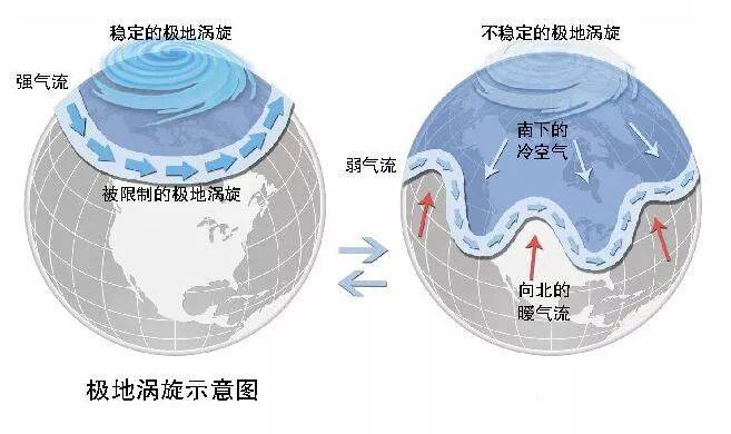 极地涡旋是一种存在于极地高空的冷性大型涡旋系统,也是极区大气环流