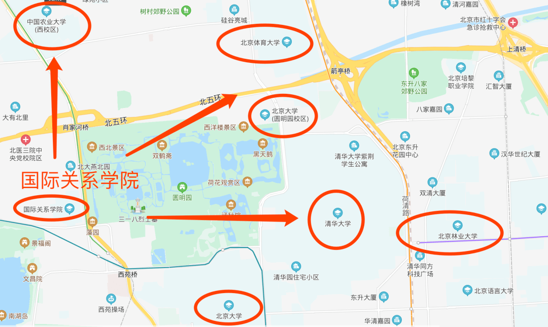 北京电子科技学院地图图片